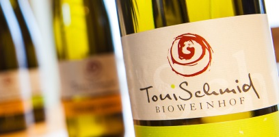 Weinflaschen Bioweinhof Toni Schmid